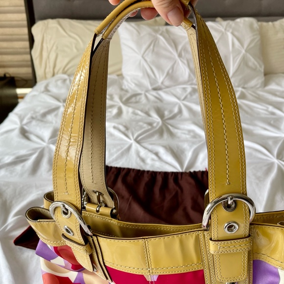 Coach Soho Scarf Print Handbag - Picture 9 of 13